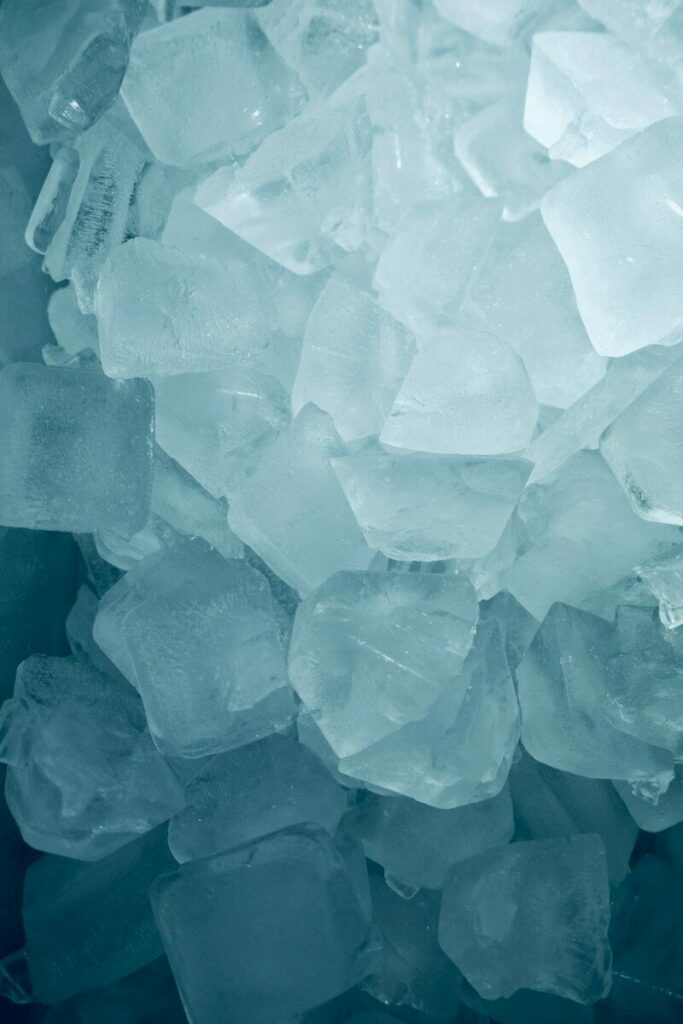 Glace pour la cryothérapie et la récupération du sportif
