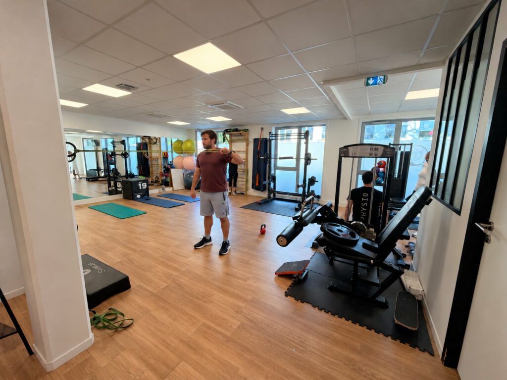Plateau de renforcement musculaire du cabinet Physio Care