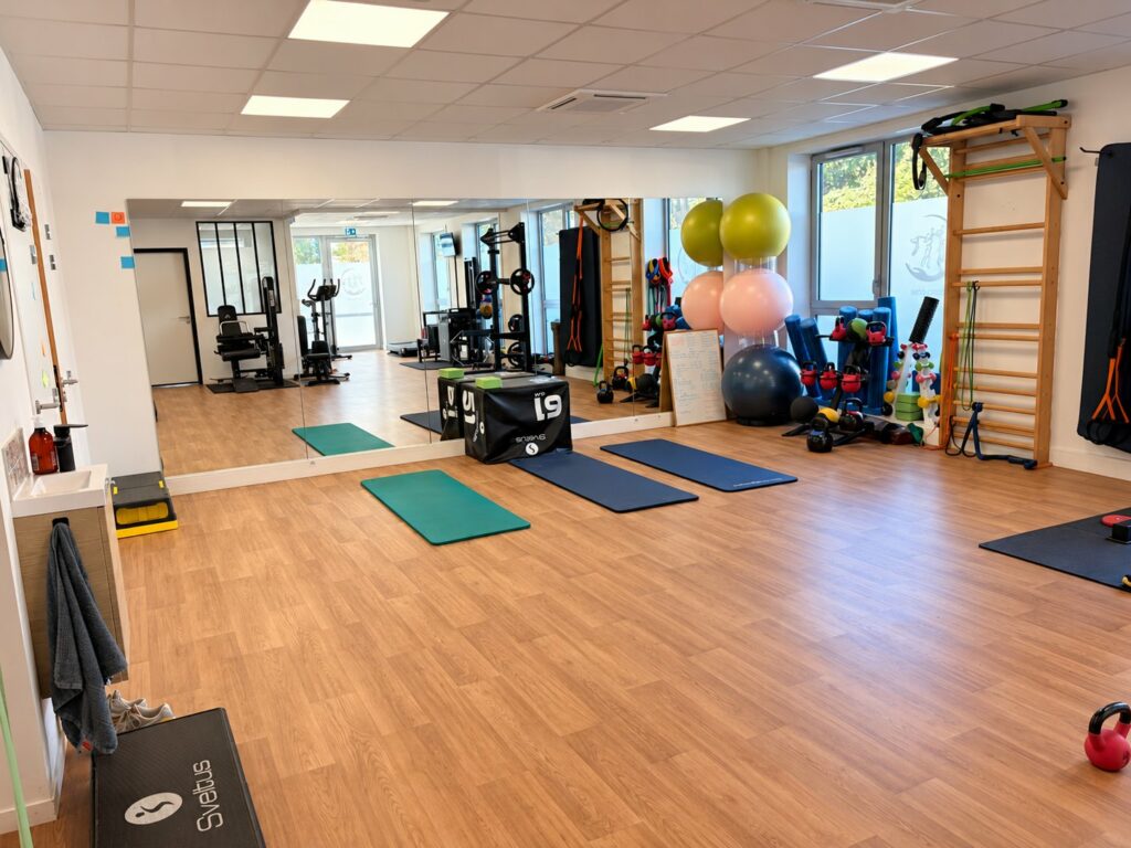 Plateau technique de rééducation du cabinet Physio Care à Treillières